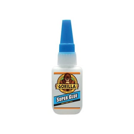 Gorilla Glue Gorilla, SUPER GLUE, 0.53 OZ, DRIES CLEAR, 4PK 7807101CT